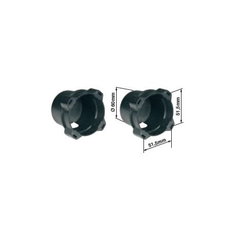 CONTENITORI DI PLASTICA DA INCASSO RIB COPPIA PER FOTOCELLULE FIT SYNCRO E SELETTORI BLOCK