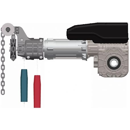DITEC NRG140TXE PORTE SEZIONALI INDUSTRIALI BILANCIATI TRIFASE MANUALE CATENA 140Nm